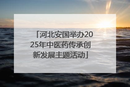 河北安国举办2025年中医药传承创新发展主题活动